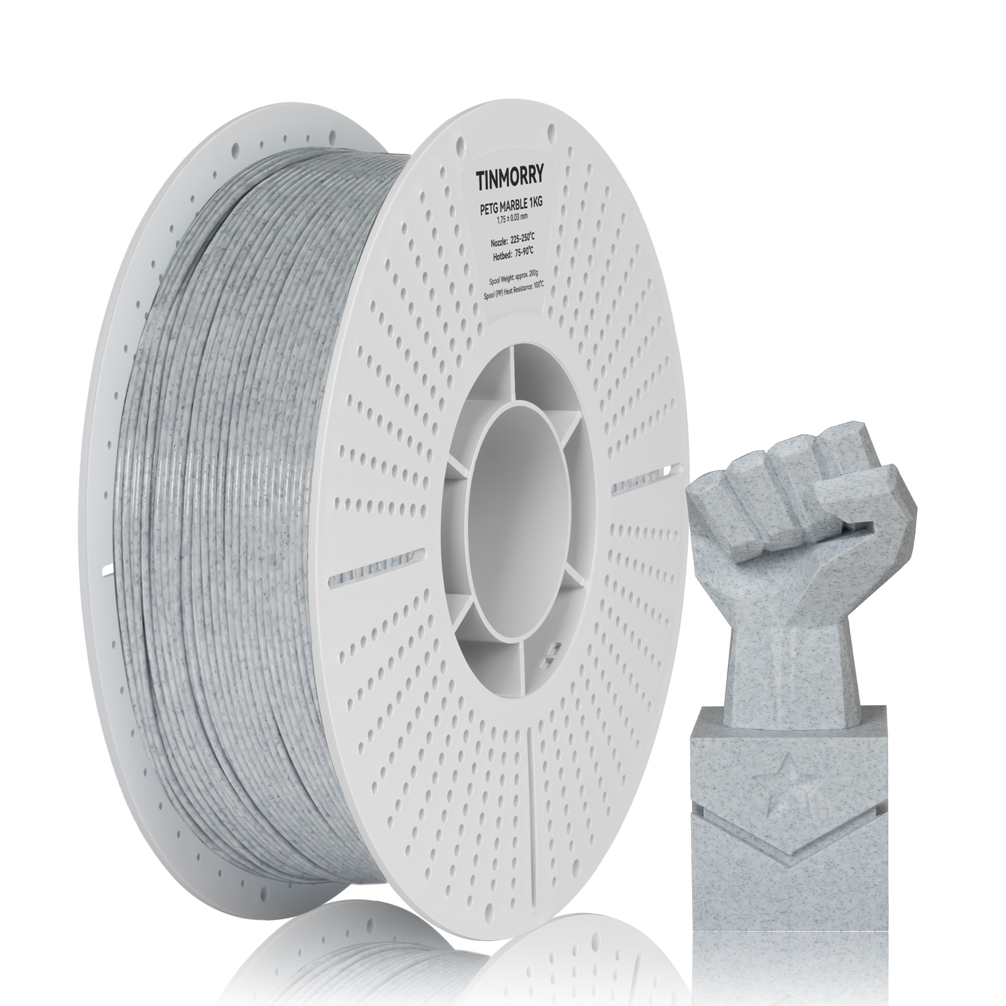 Nhựa in 3D PETG Marble - Đá granite - 1 kg