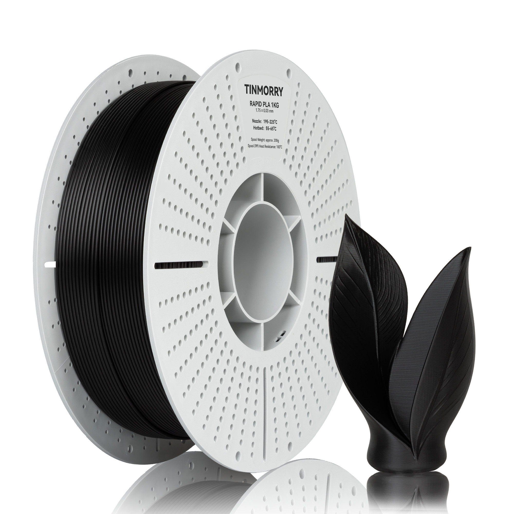 Nhựa in 3D PLA Rapid - Đen - 1 kg